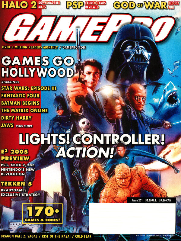 GamePro Issue 201 (June 2005) cover